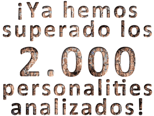 Más de 2.000 Personalities analizados